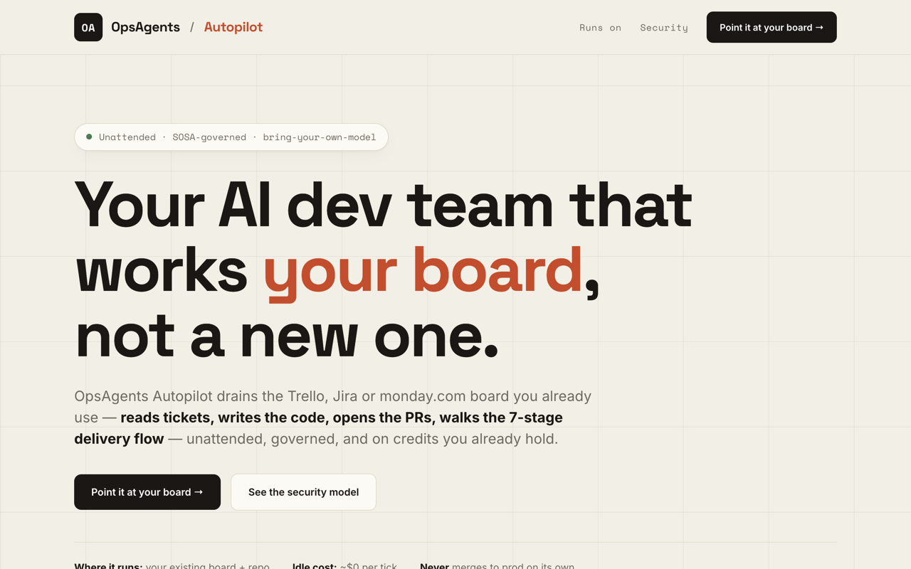OpsAgents AutoPilot